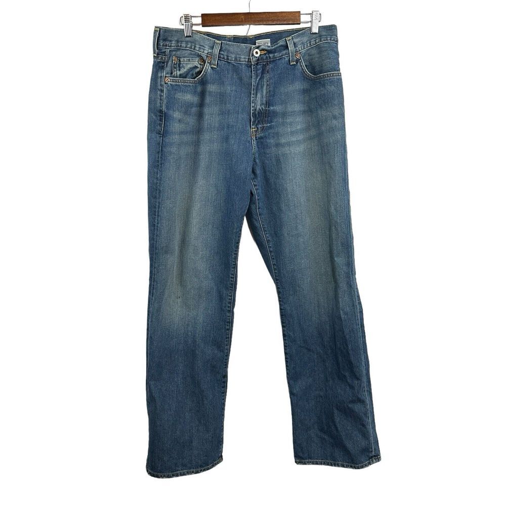 LUCKY‎ BRAND 165 Straight Leg Denim Blue Jeans 36 x 32